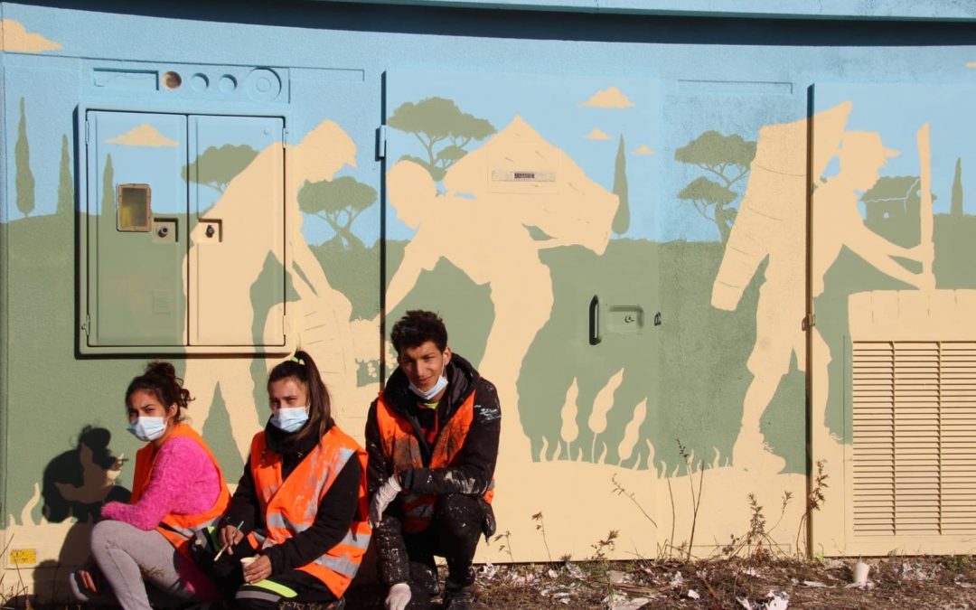 Fons Outre-Gardon | Du street art sur le transfo électrique